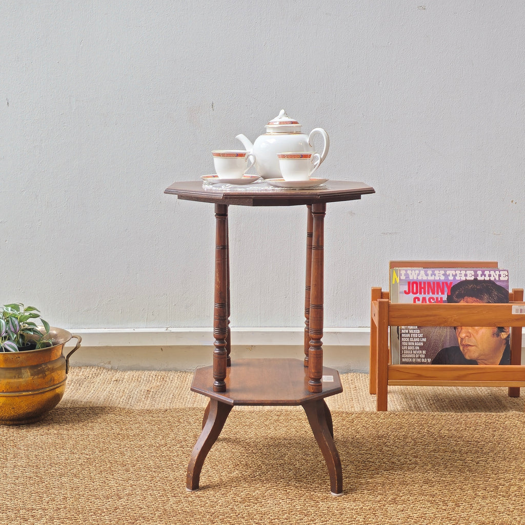 Edwardian Octagonal Two-Tier Centre Table