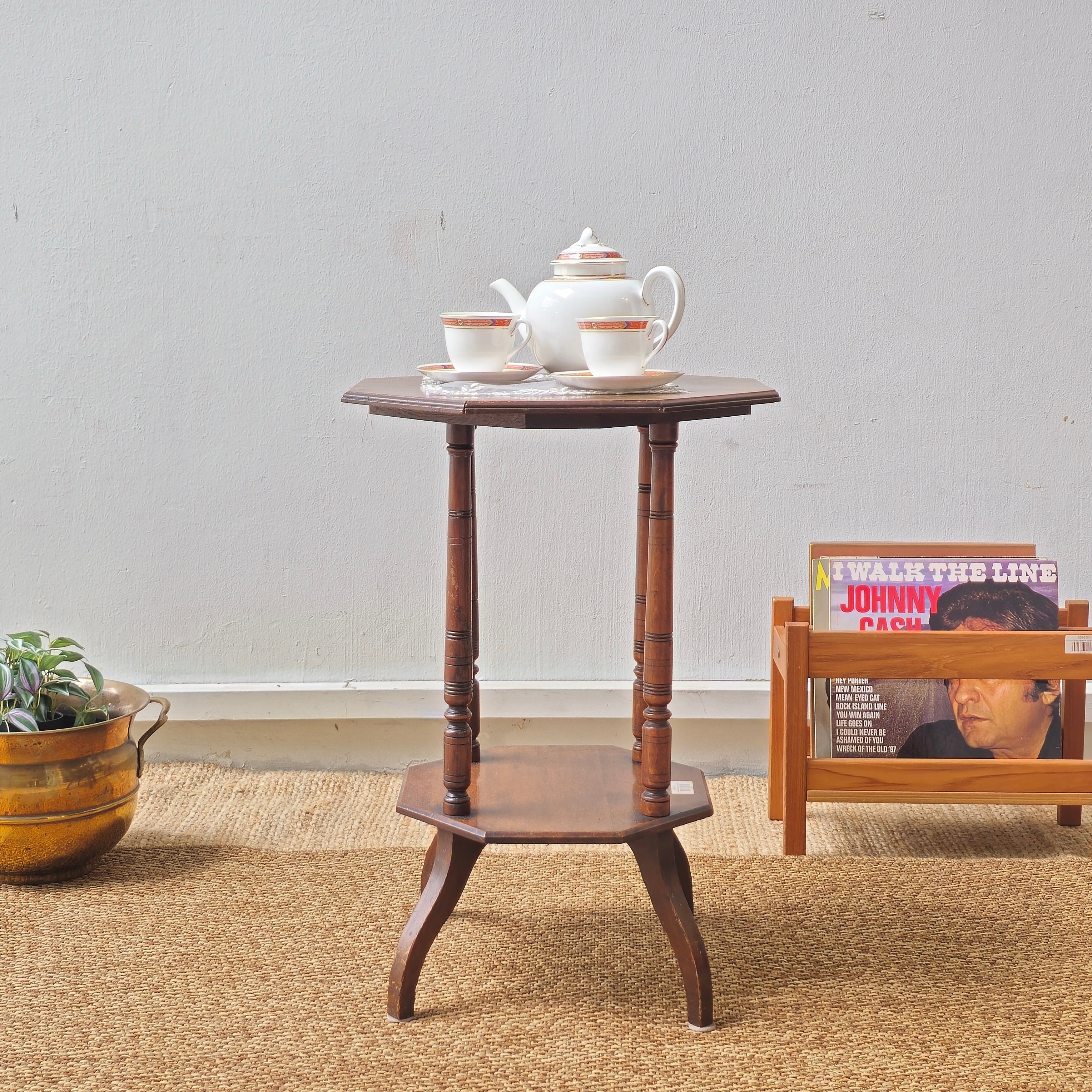 Edwardian Octagonal Two-Tier Centre Table