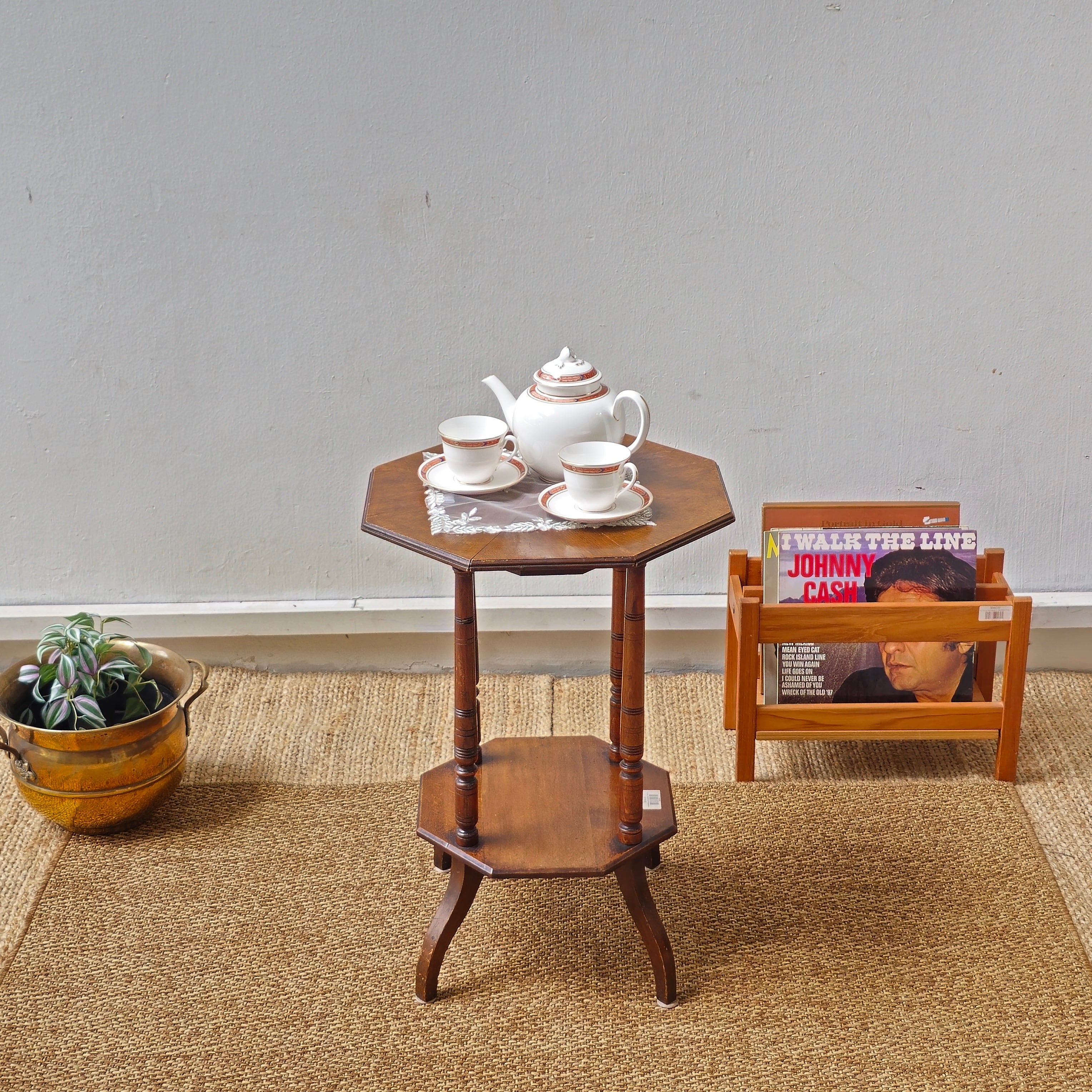 Edwardian Octagonal Two-Tier Centre Table