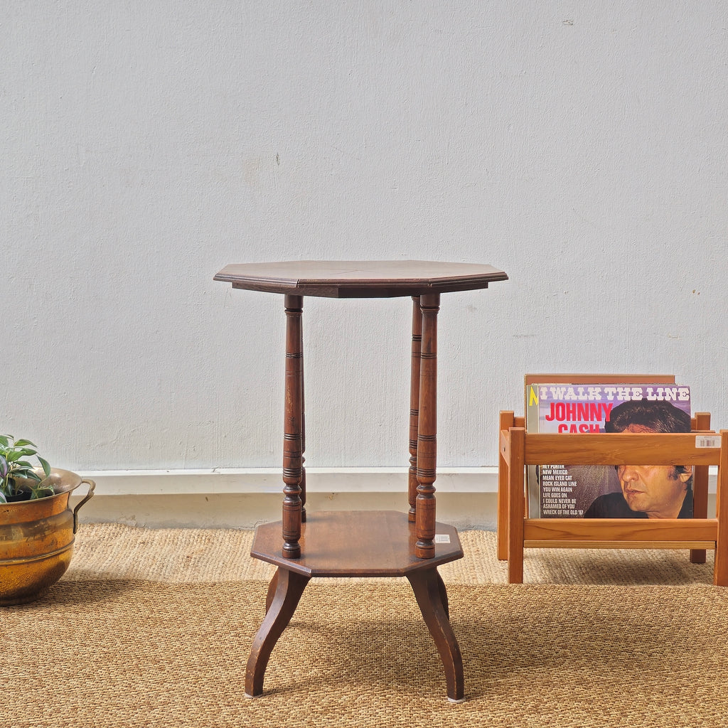 Edwardian Octagonal Two-Tier Centre Table