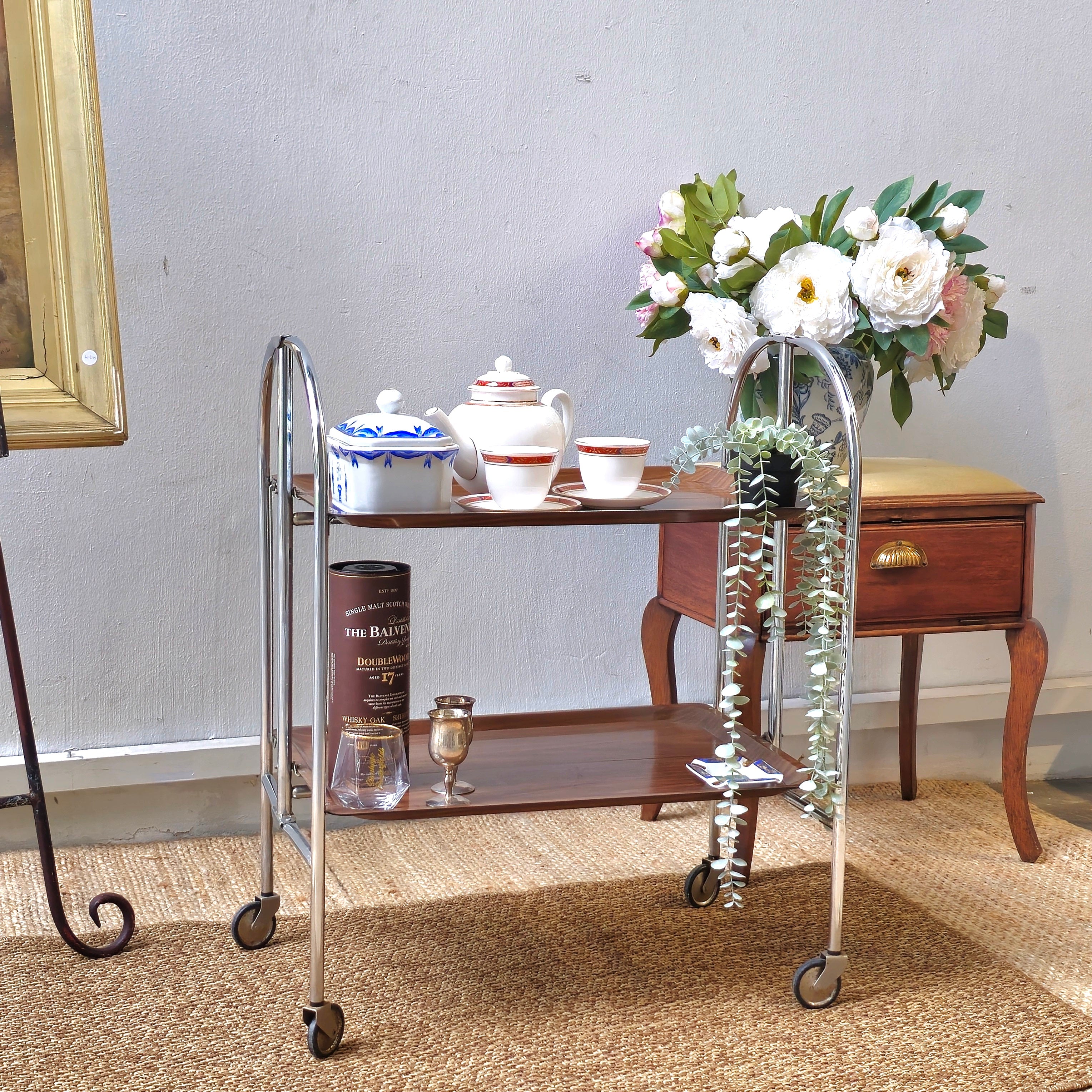 Vintage Germany foldable trolley ADT Dinette