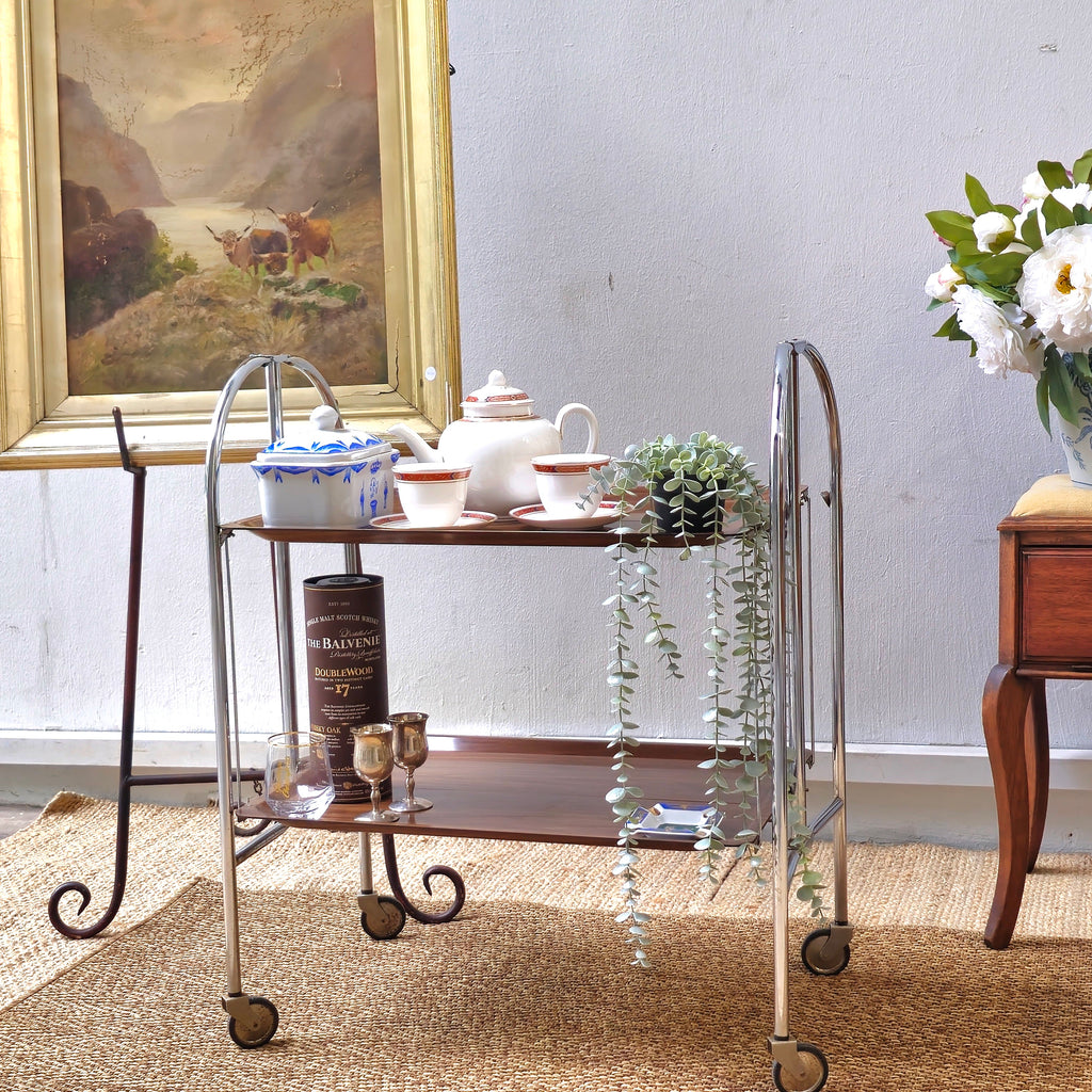 Vintage Germany foldable trolley ADT Dinette