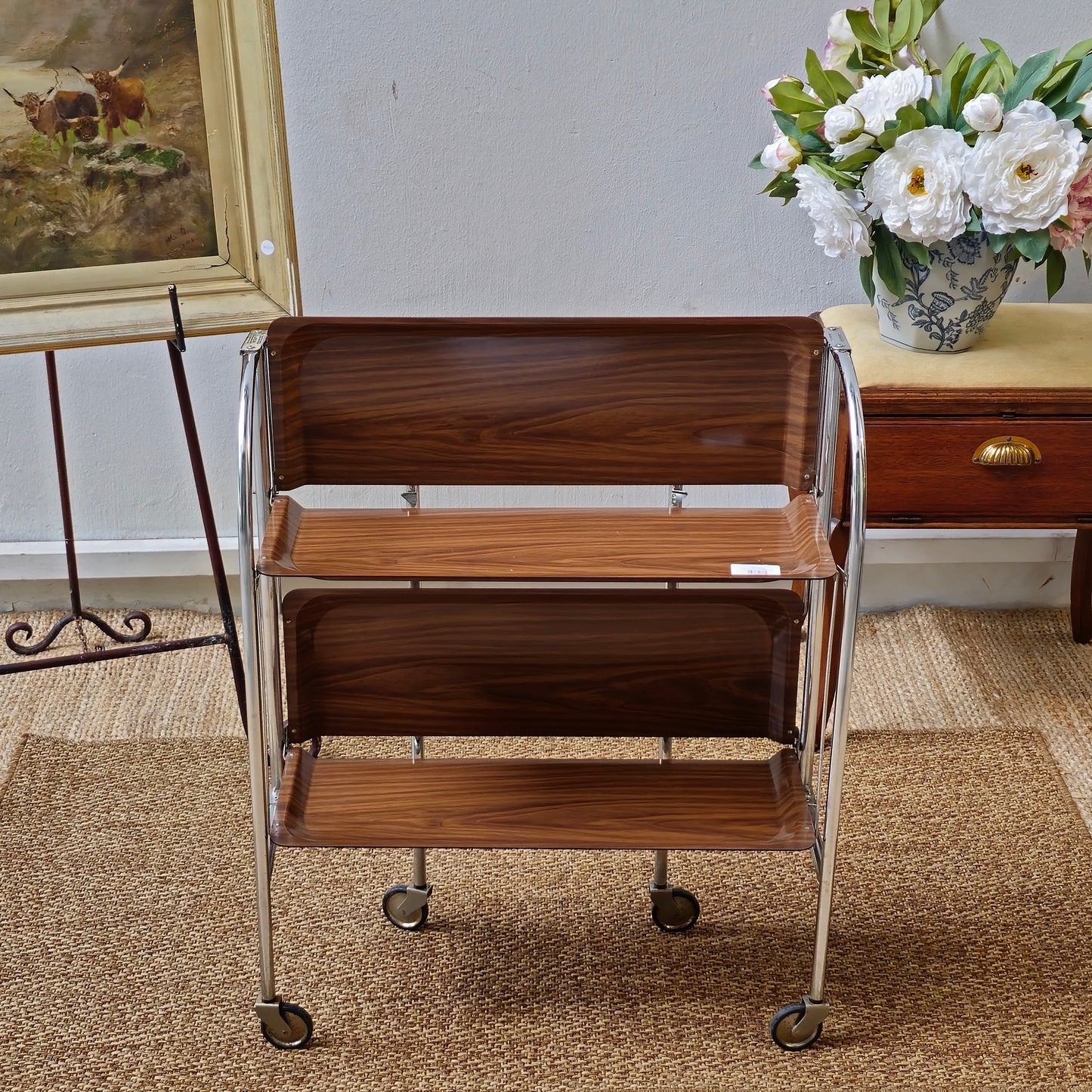 Vintage Germany foldable trolley ADT Dinette