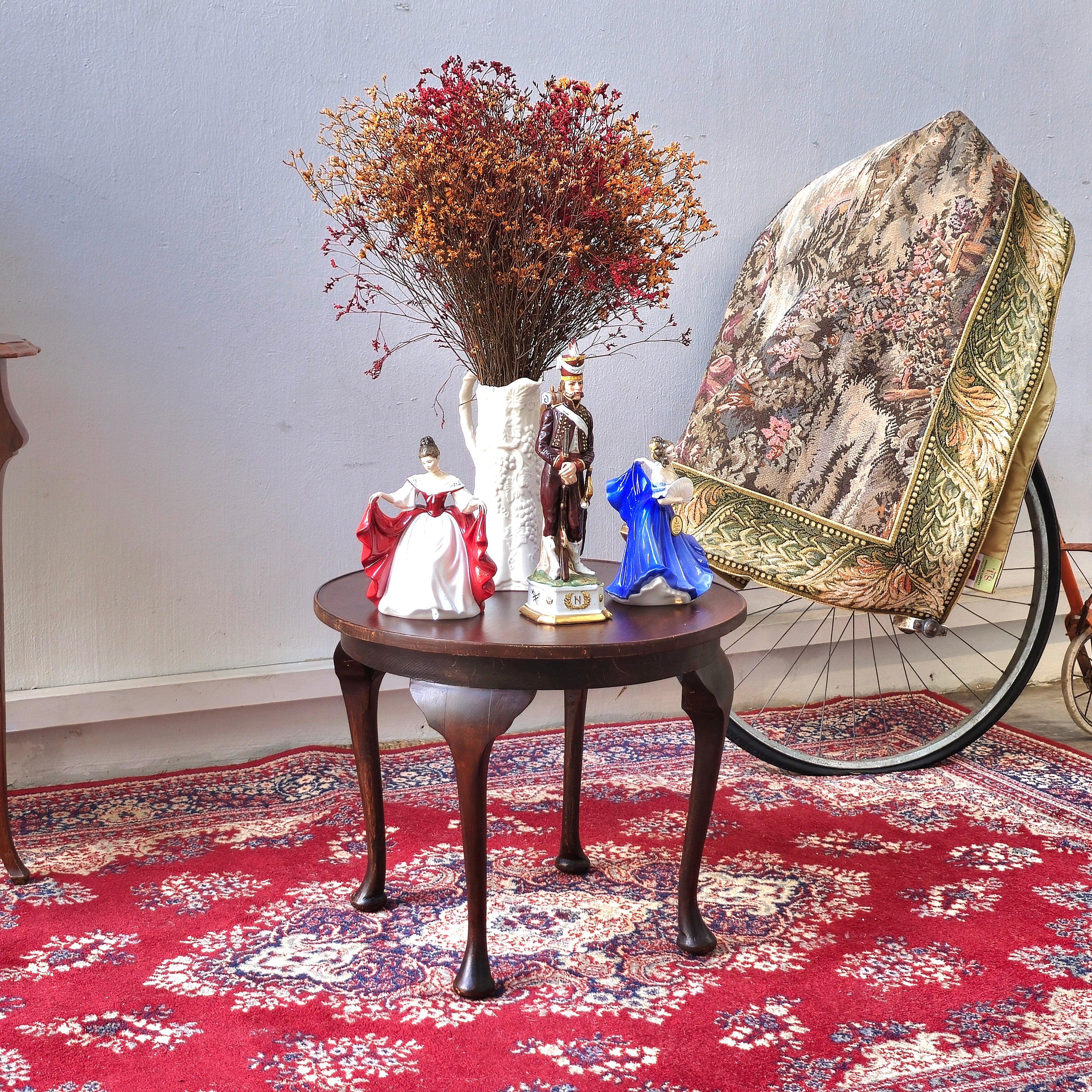 Vintage Solid Mahogany Side Table