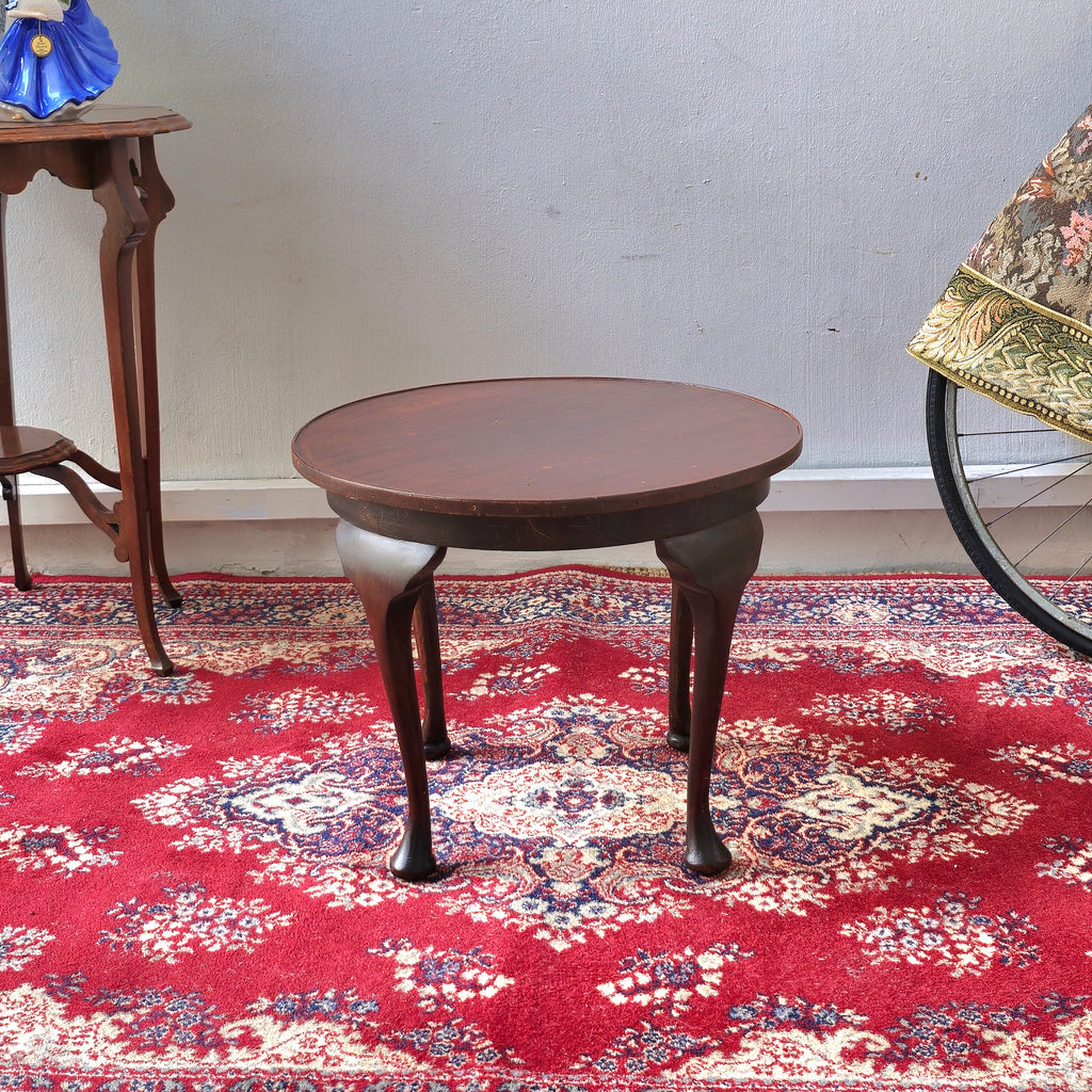 Vintage Solid Mahogany Side Table