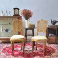 Pair of Victorian French Petite Chairs