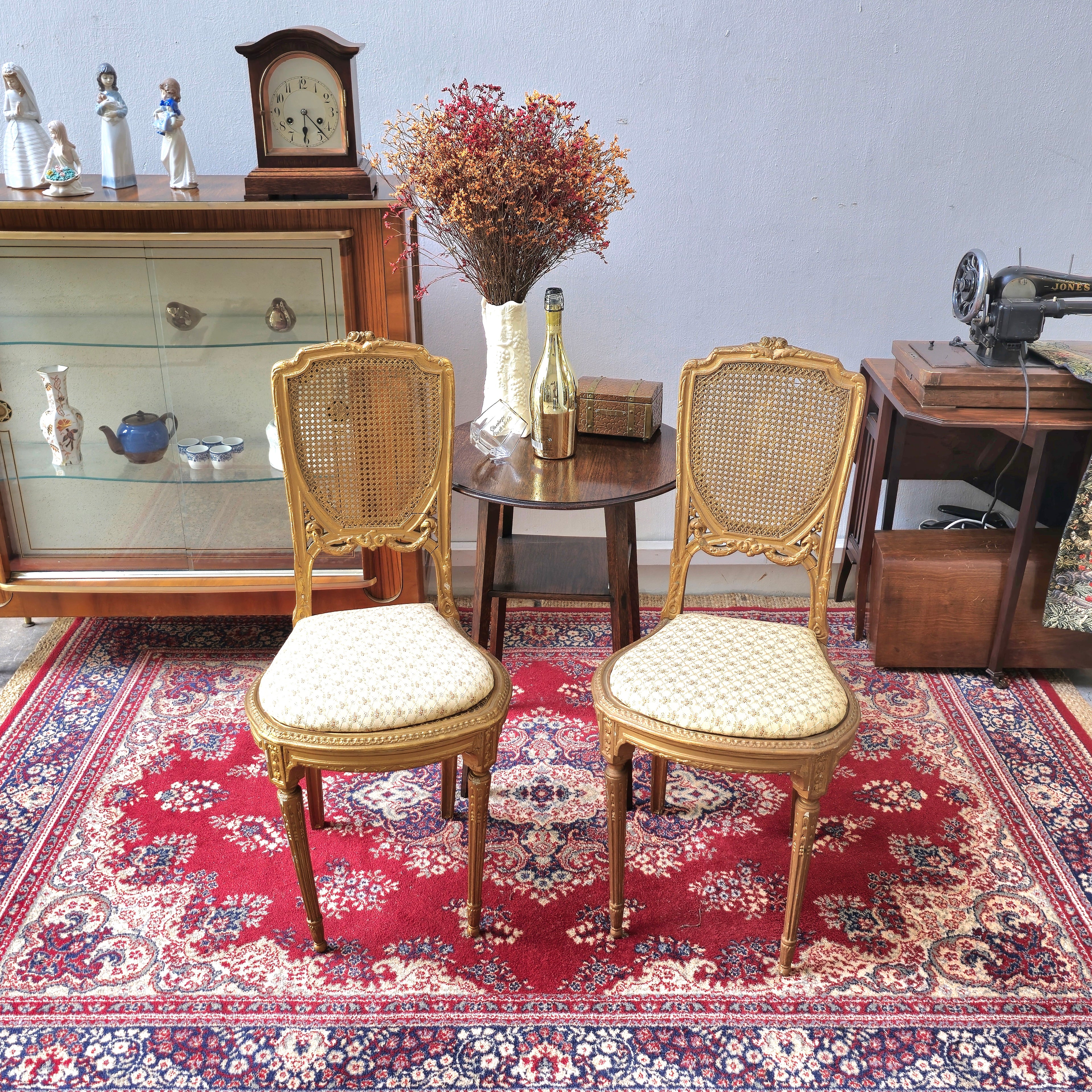 Pair of Victorian French Petite Chairs