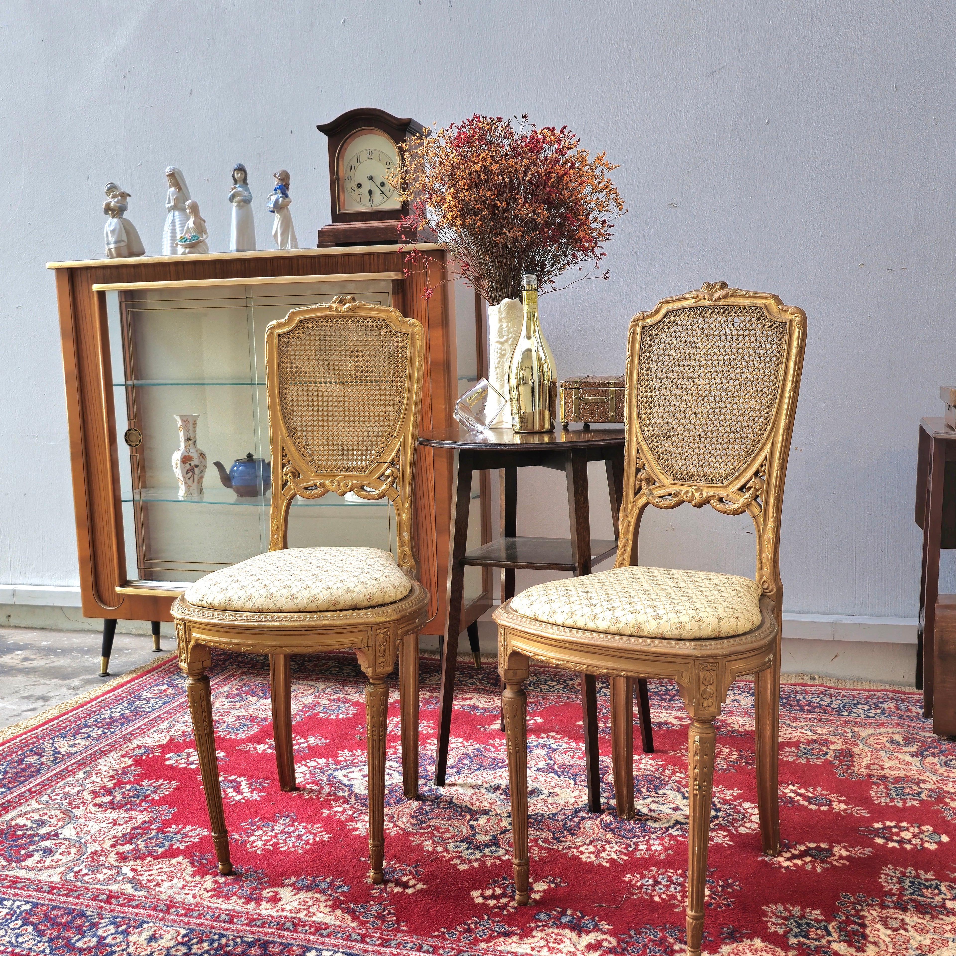 Pair of Victorian French Petite Chairs