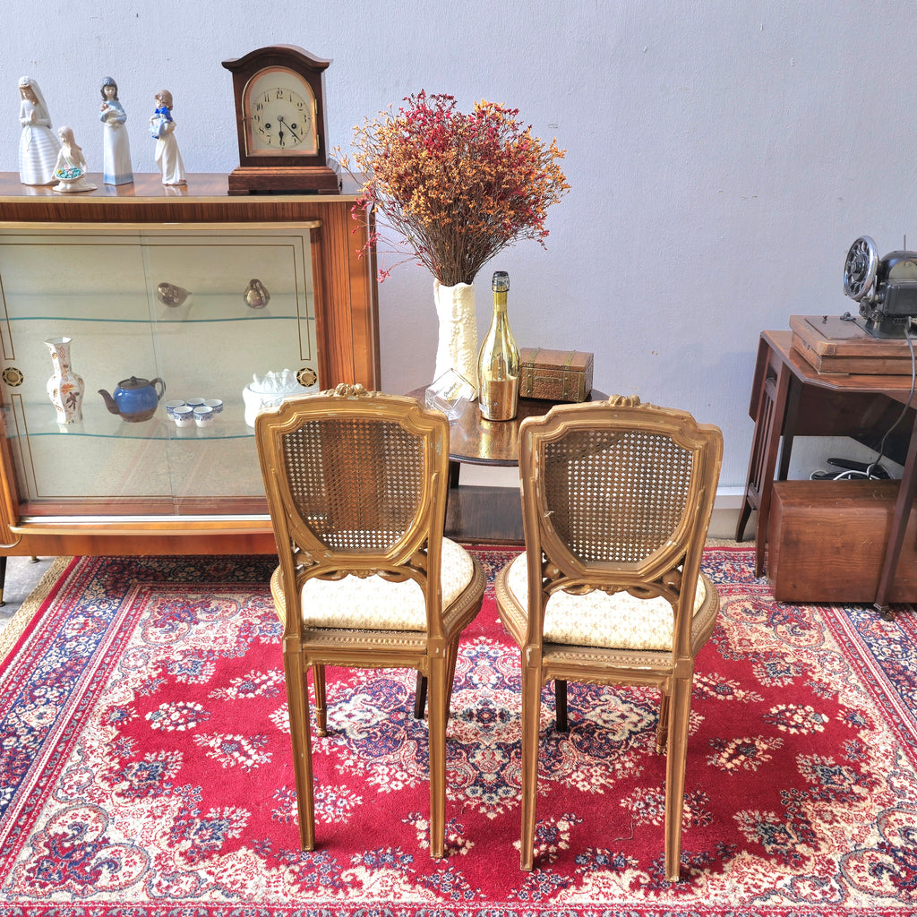 Pair of Victorian French Petite Chairs
