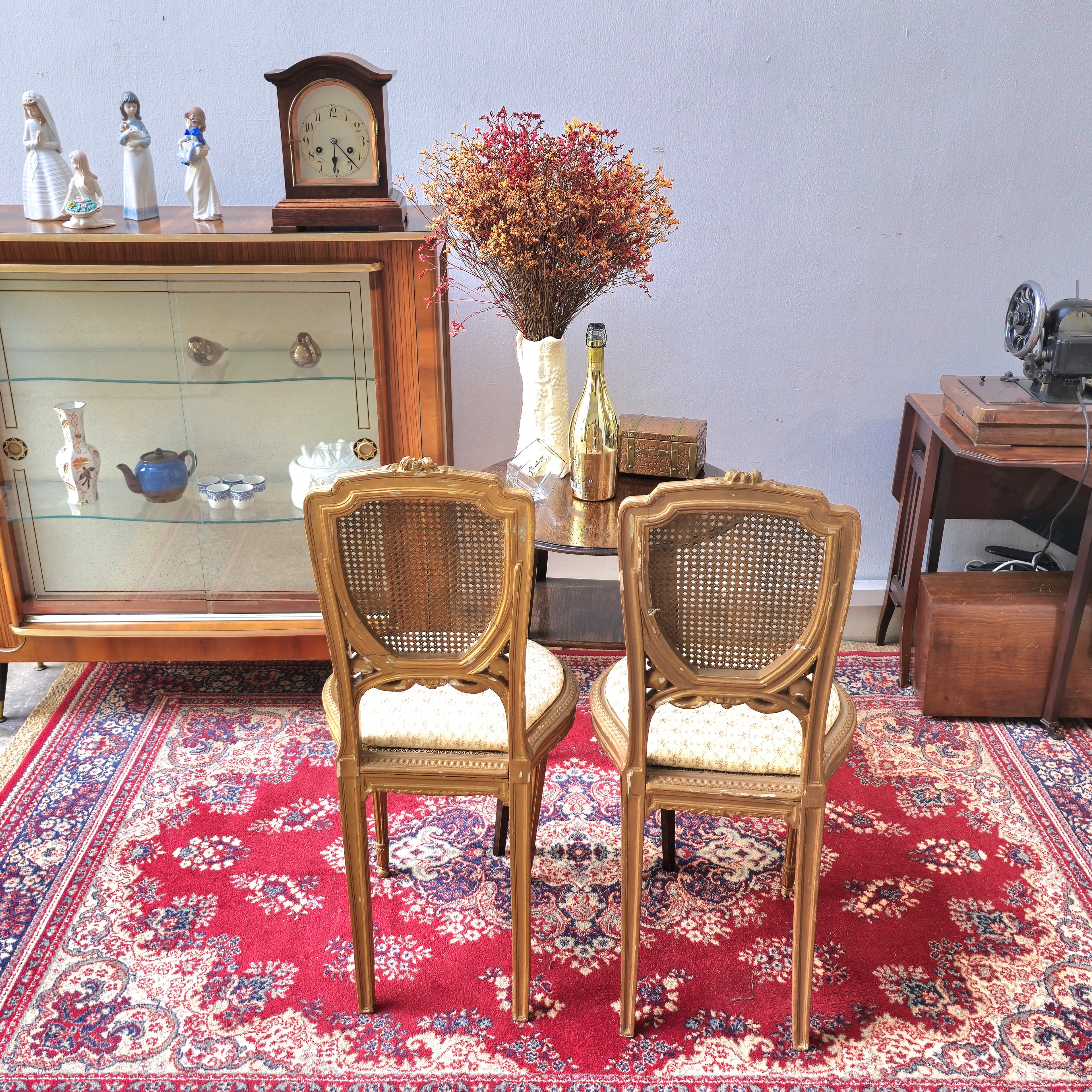 Pair of Victorian French Petite Chairs