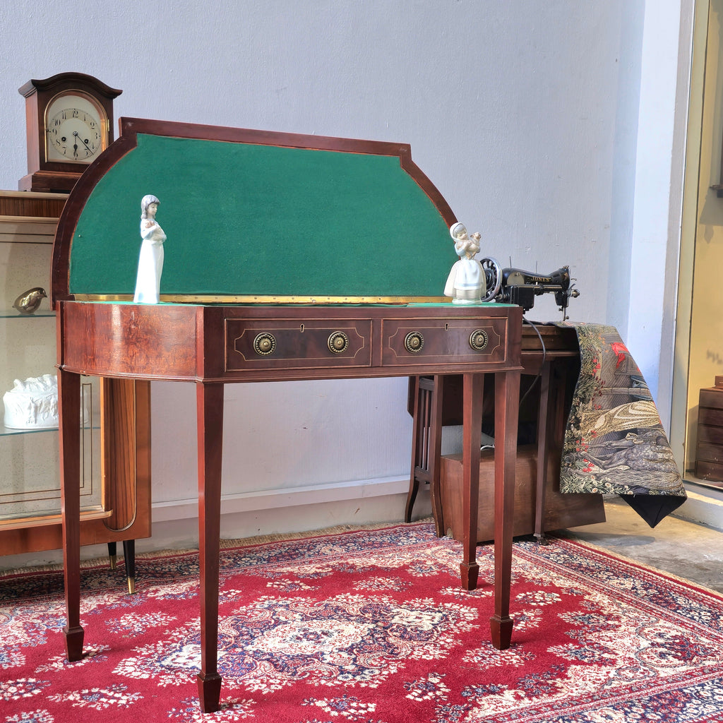 British Vintage Mahogany side broad /  flip top Table
