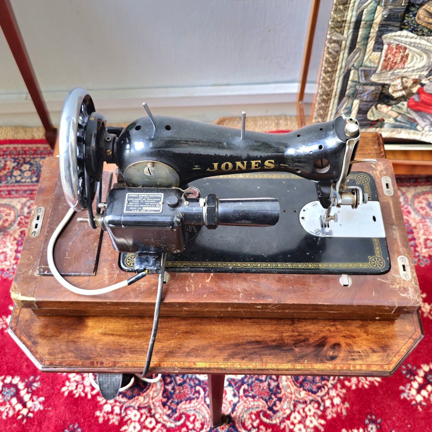 Vintage Jones Sewing Machine