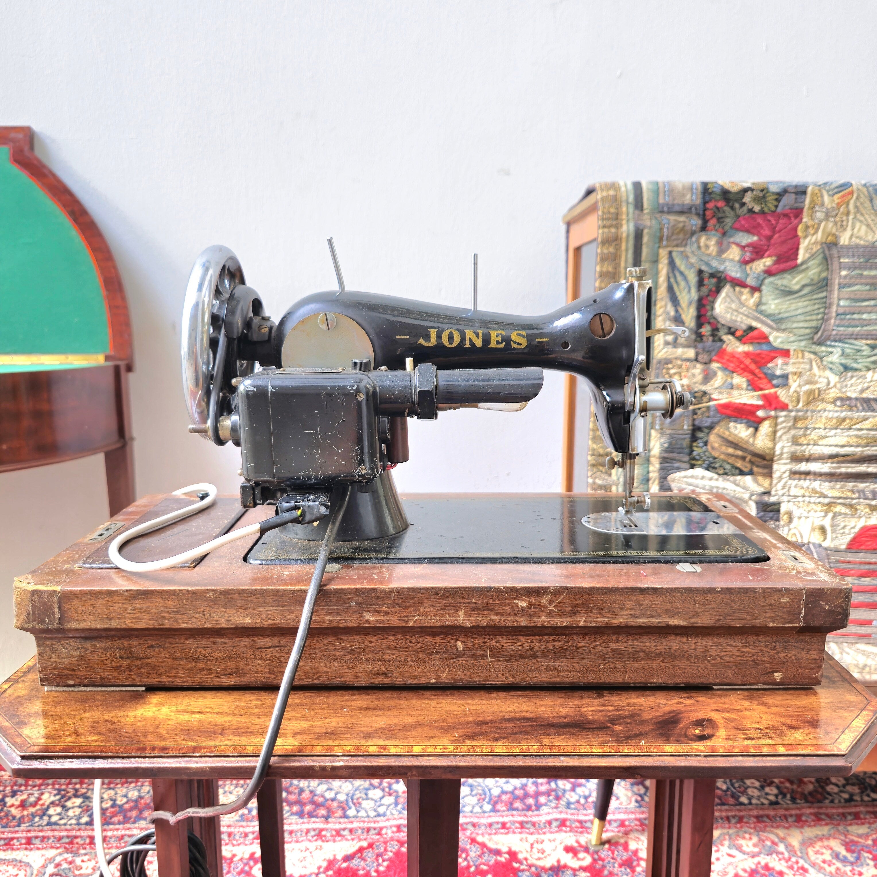 Vintage Jones Sewing Machine
