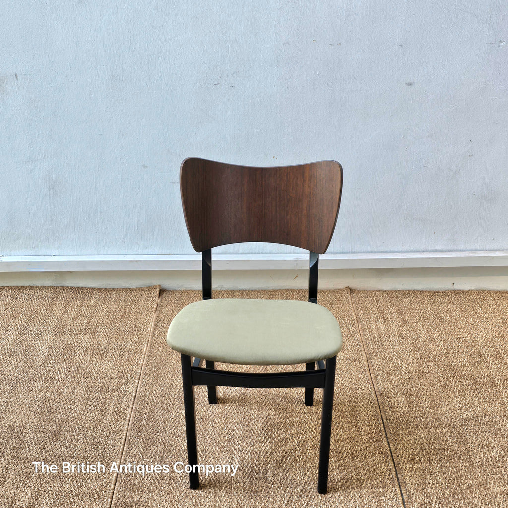Mid-Century Modern Brazilian rosewood  Dining Chairs with Scoop Back