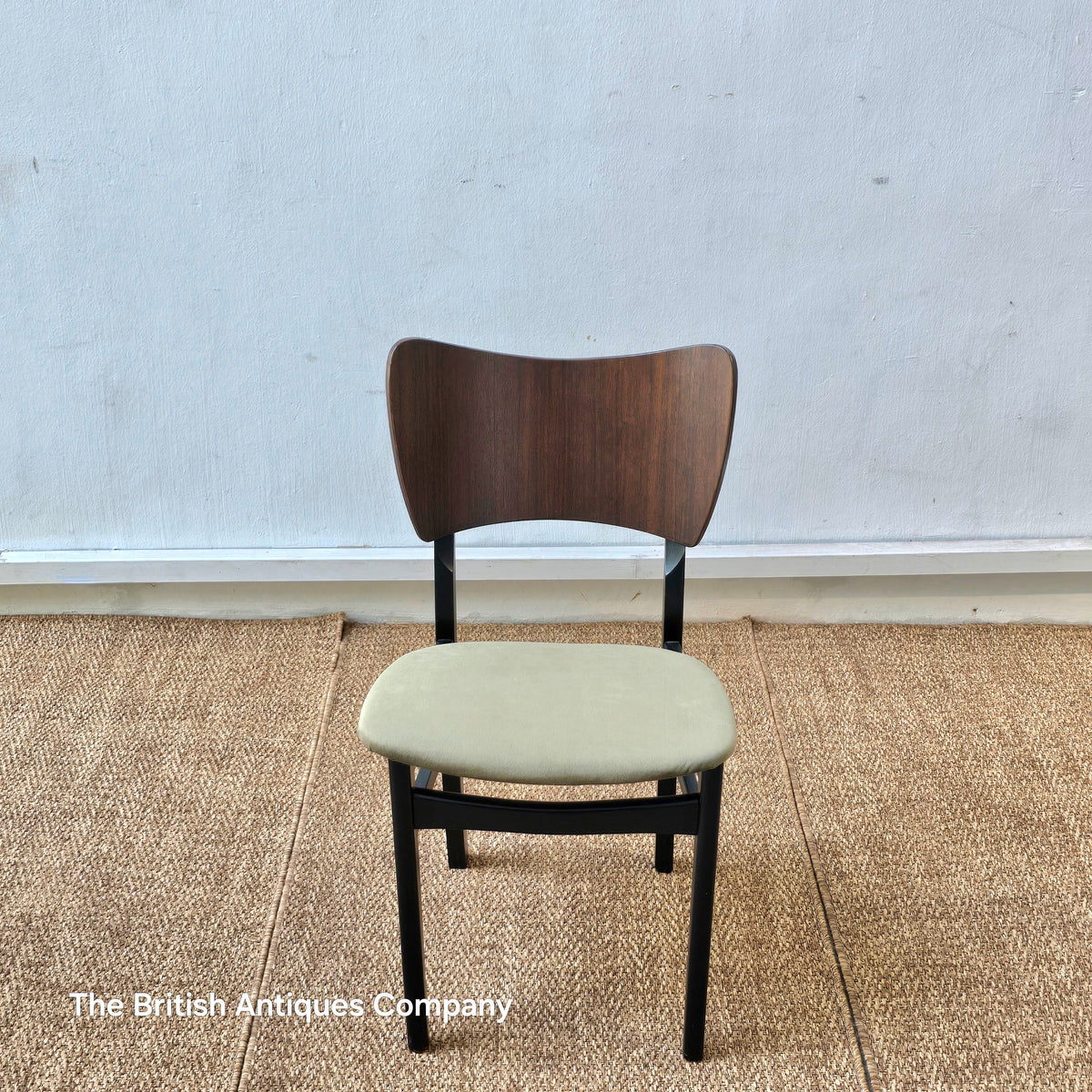 Mid-Century Modern Brazilian rosewood  Dining Chairs with Scoop Back