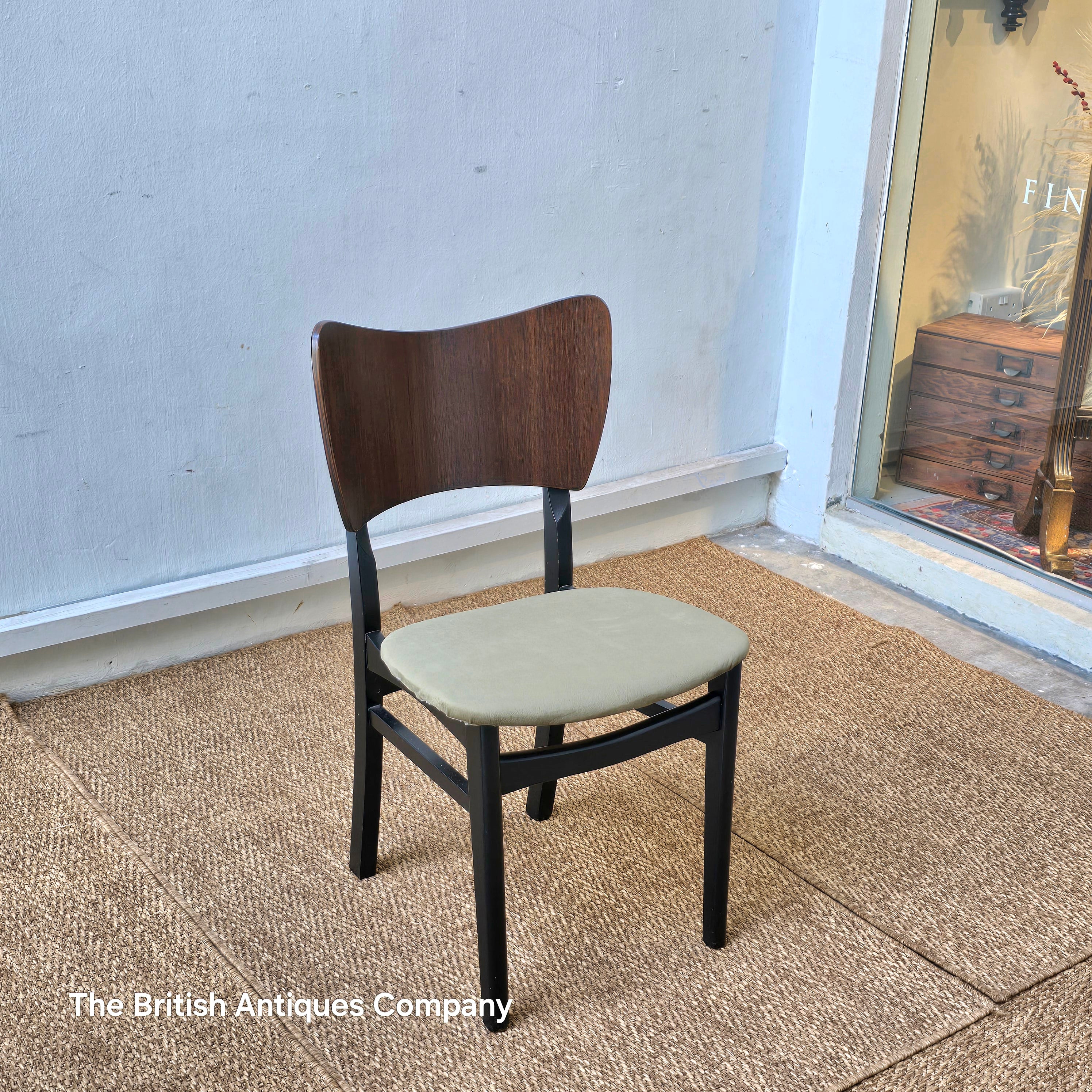 Mid-Century Modern Brazilian rosewood  Dining Chairs with Scoop Back