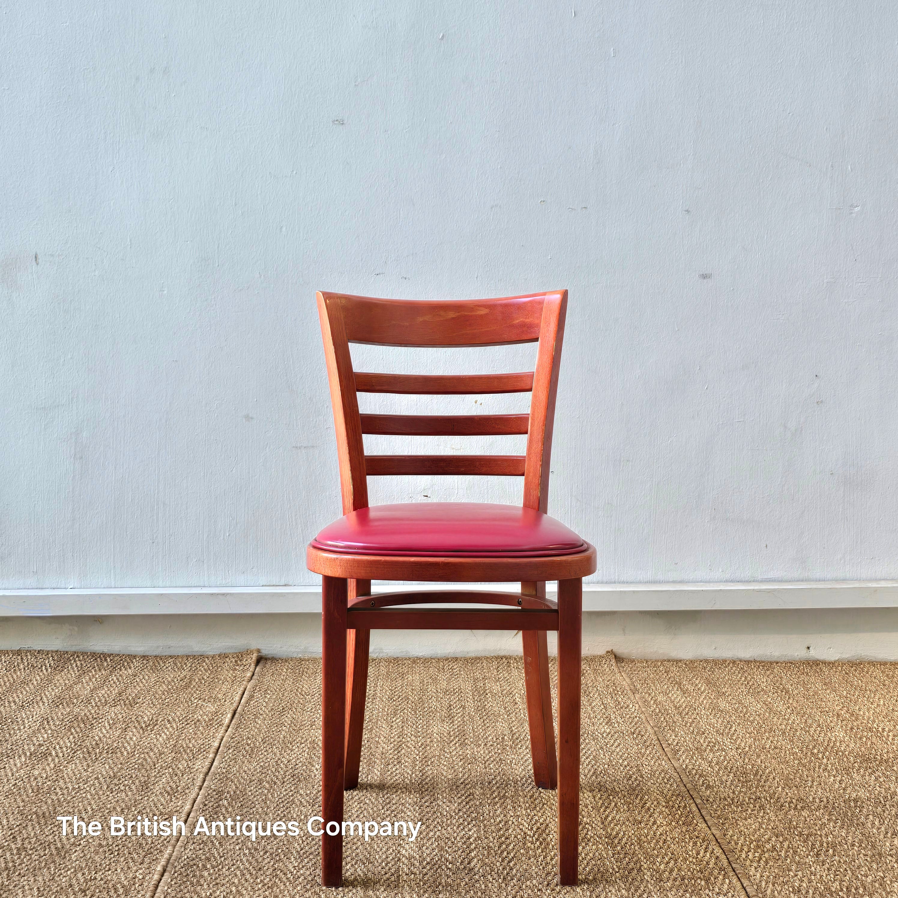 Vintage Mid-Century Modern Ladder-Back Chairs