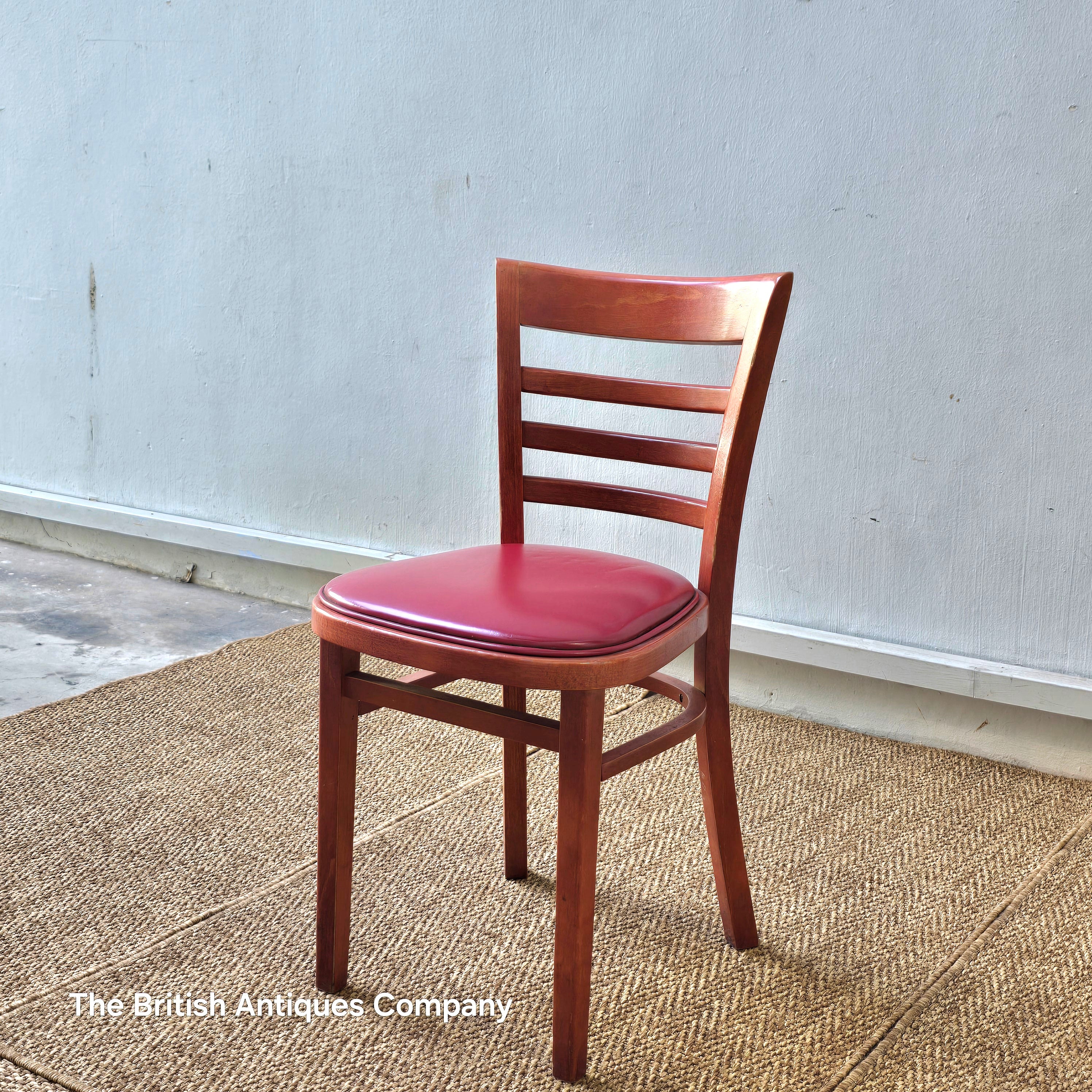 Vintage Mid-Century Modern Ladder-Back Chairs