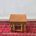 Vintage Oak Nested Table