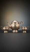 Edwardian Sterling Silver Tea Set
