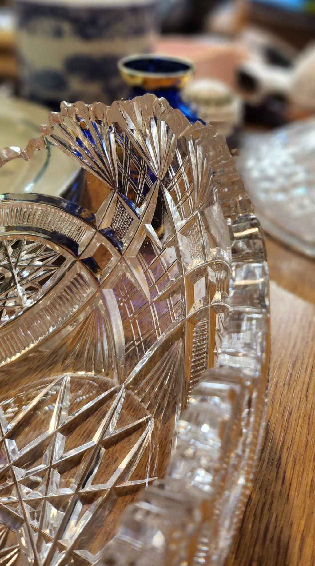 Stunning Waterford crystal oval shape bowl L 29 cm x D15cm x H14 cm
