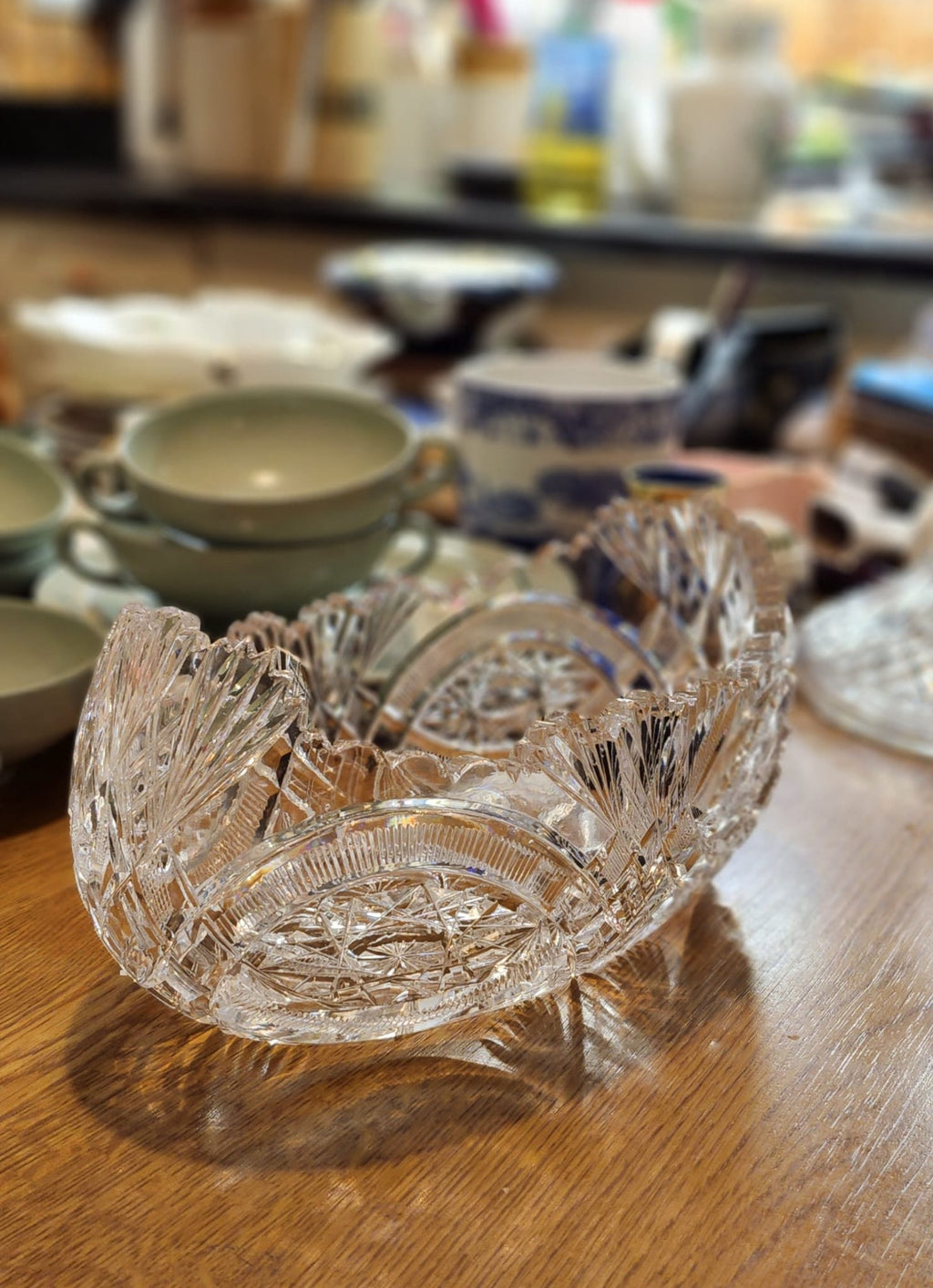 Stunning Waterford crystal oval shape bowl L 29 cm x D15cm x H14 cm