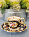 Rare Coalport handpainted tea set. C1825. Chipped on rim