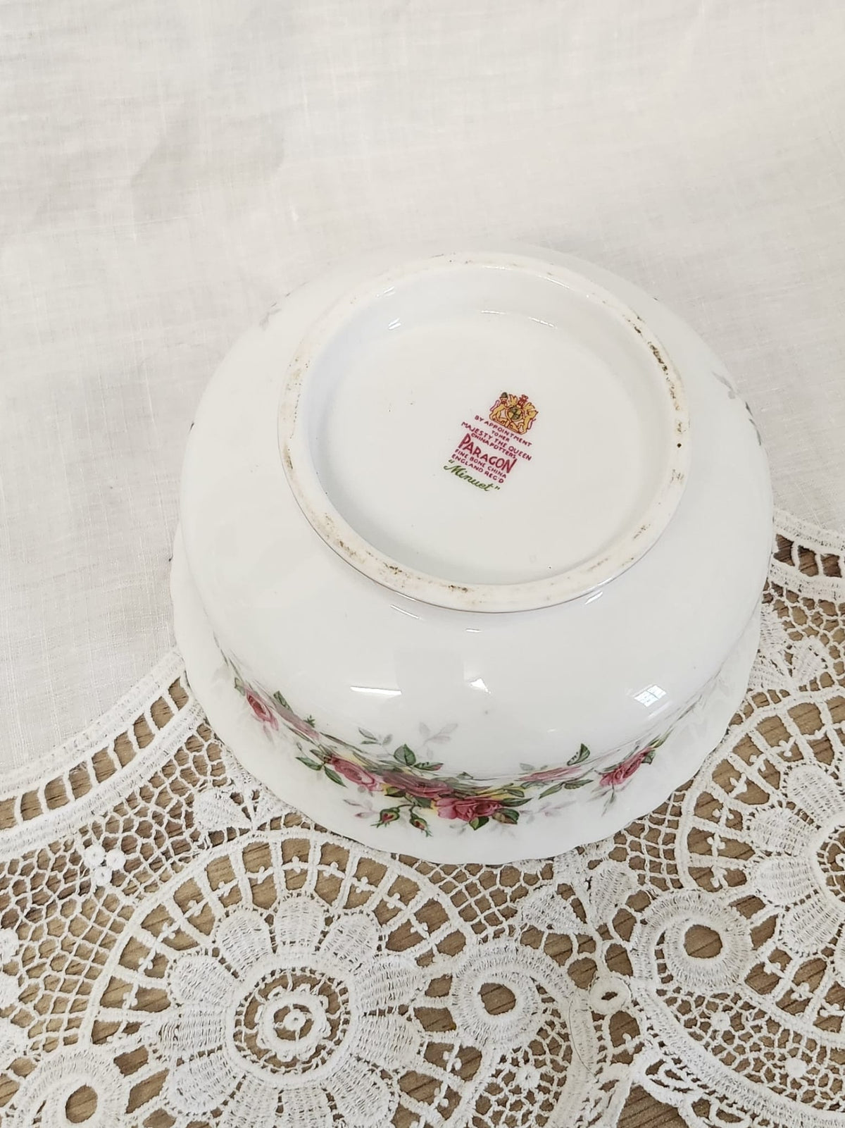 Paragon minuet Fine Bone China sugar bowl