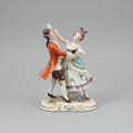 Volkstedt Porcelain Dancing Couple Figurine | Antique German Porcelain