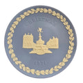 Wedgwood Jasperware Pale Blue Decorative Plate - Christmas Memorial Plate - 1970s to 1980s - Collector Decorative Plates - Made in UK