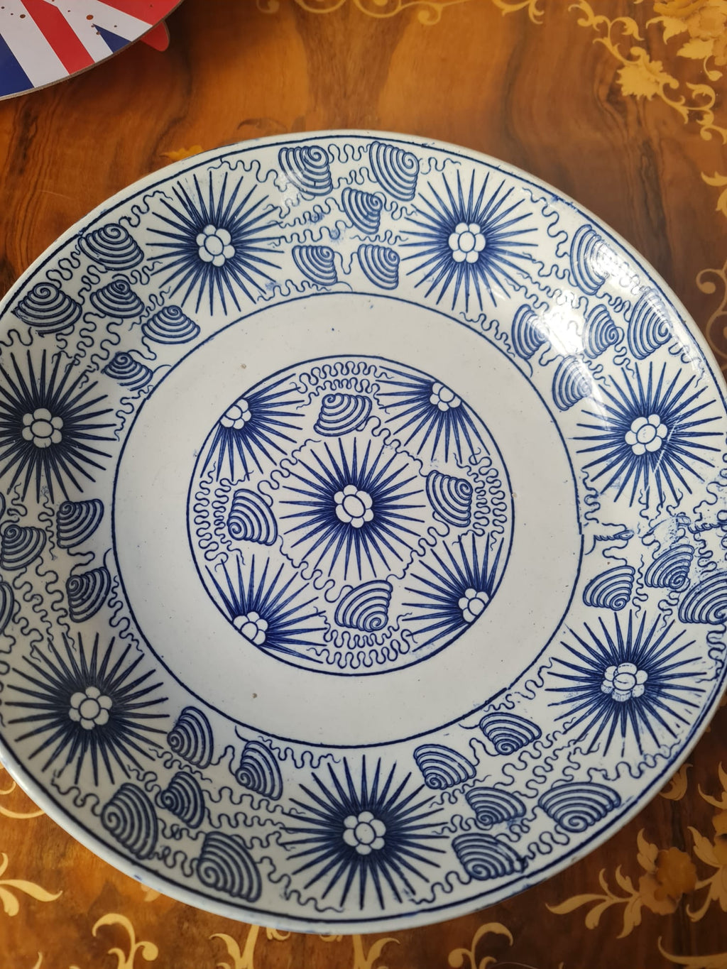 Antique 19th century Starburst big bowl from Diana Ship wreck