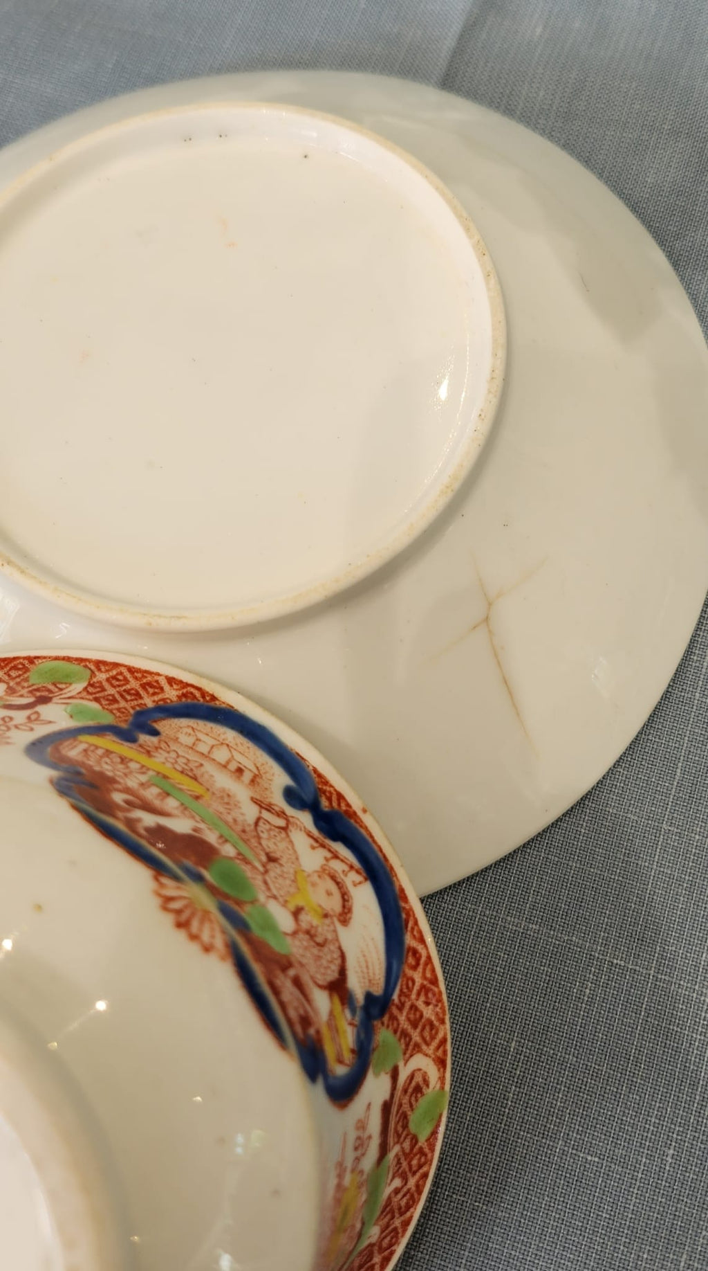 c1825 HILDITCH & SONS, Cup And Saucer Chinoiserie Pattern