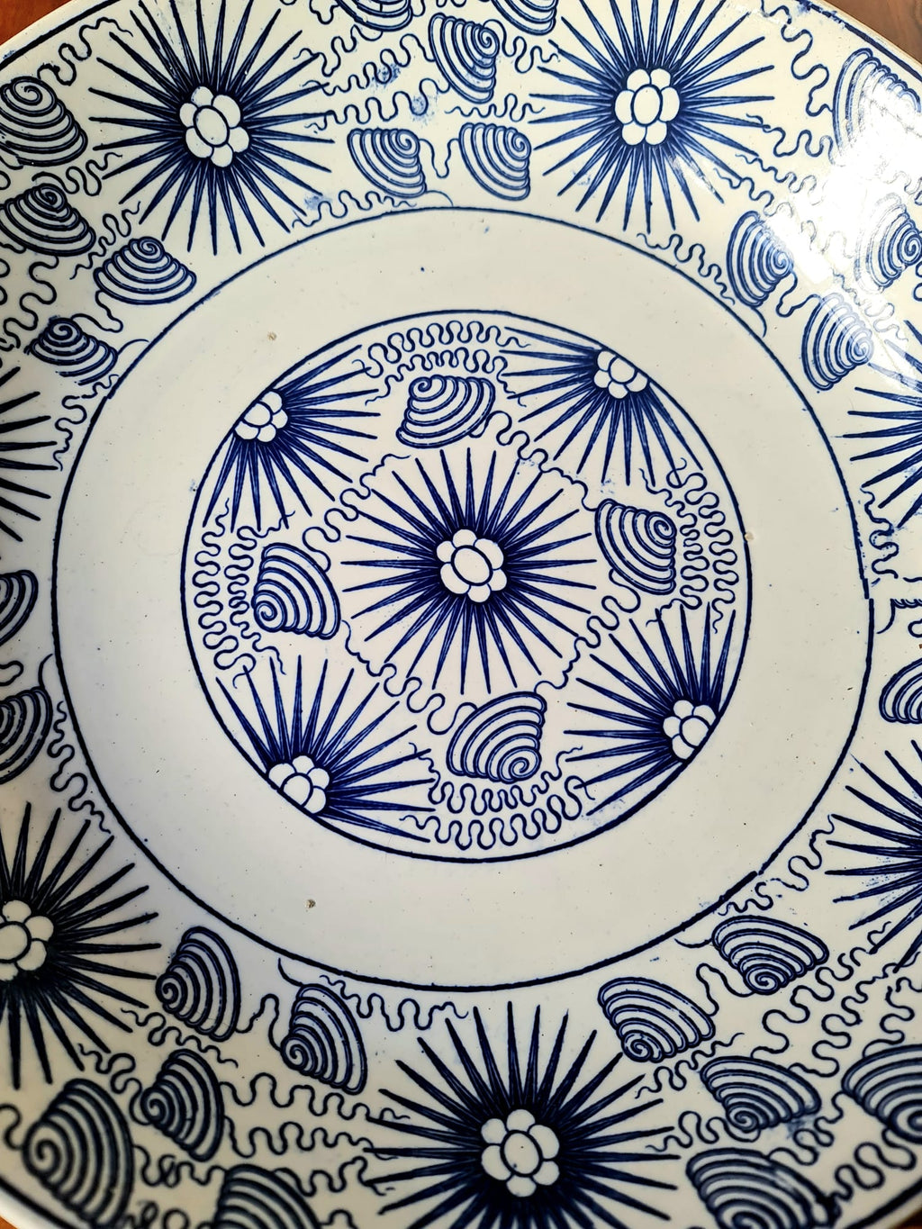 Antique 19th century Starburst big bowl from Diana Ship wreck