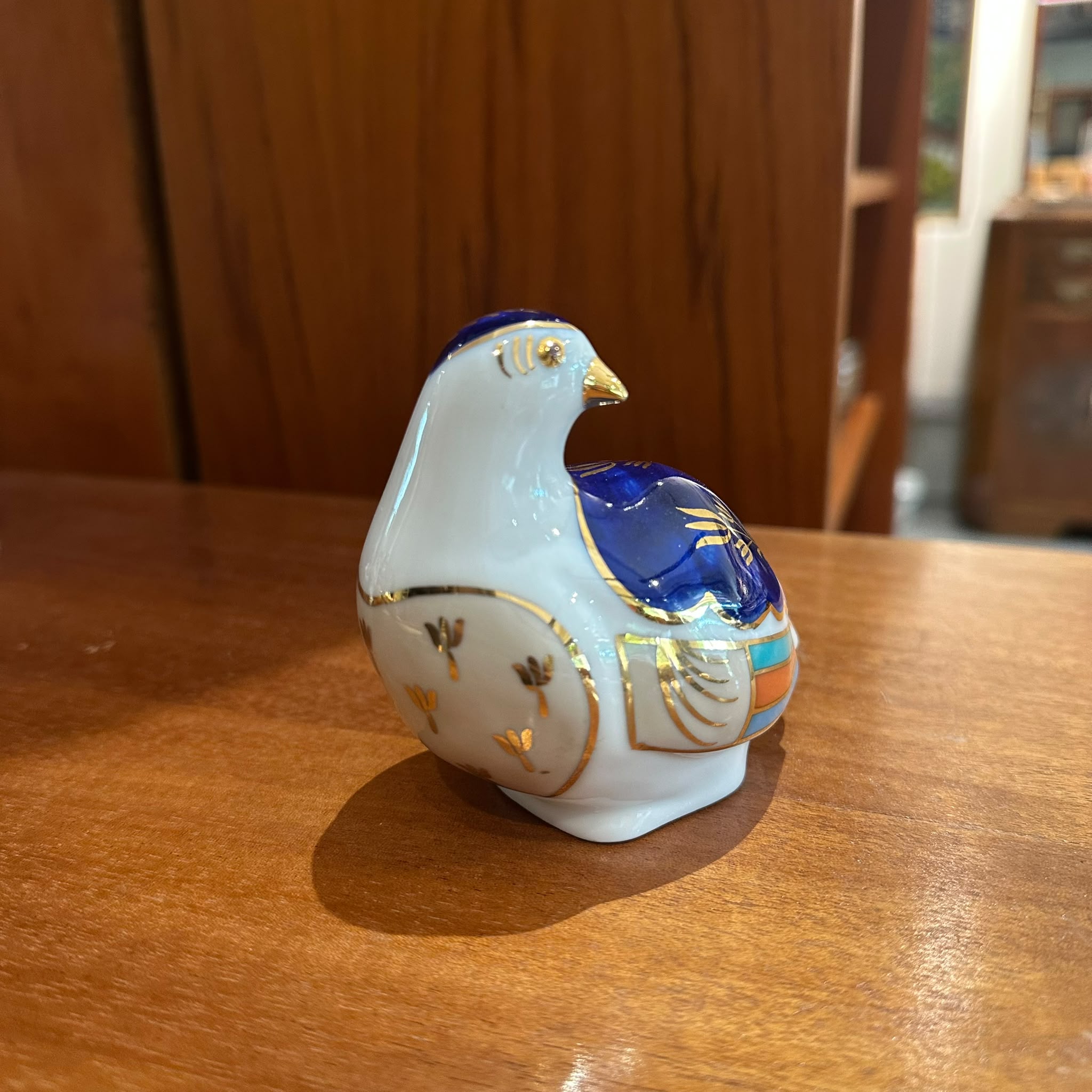 Bellwood Artistic Studio Linchmere Imari Style Porcelain Quail Figurine