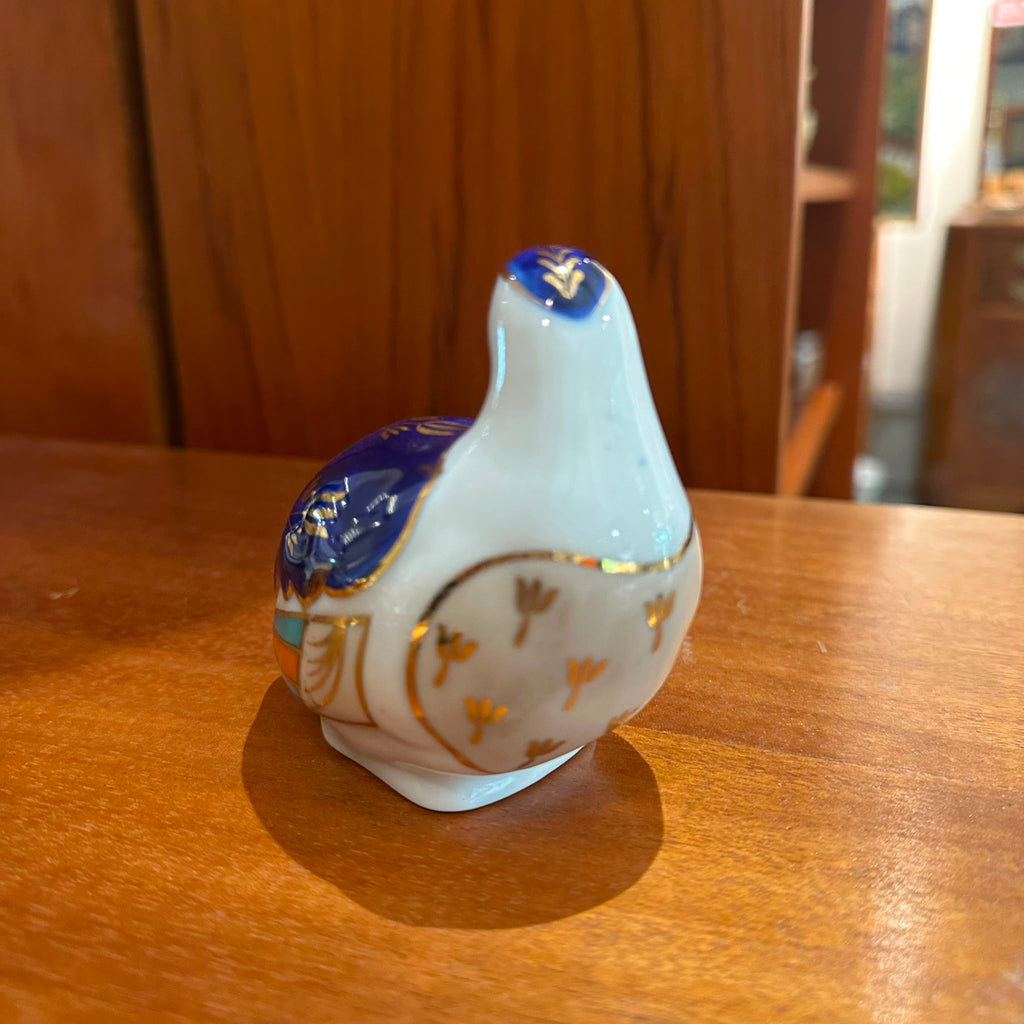Bellwood Artistic Studio Linchmere Imari Style Porcelain Quail Figurine