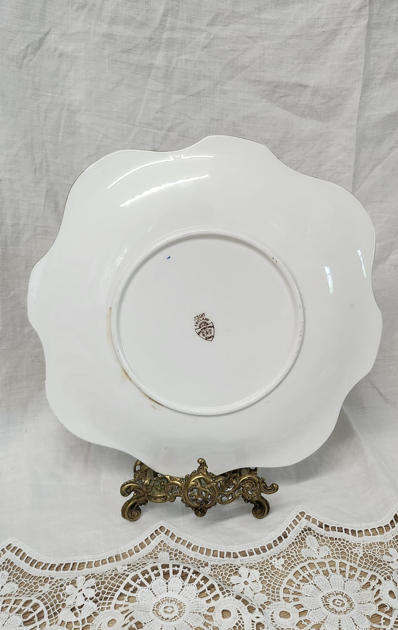 Antique Royal Grafton Big Square  Sandwich plate