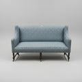 [Pre-Order]Edwardian English sofa, standing on turned mahogany legs, with sprung seat and shaped ands.  Circa 1910