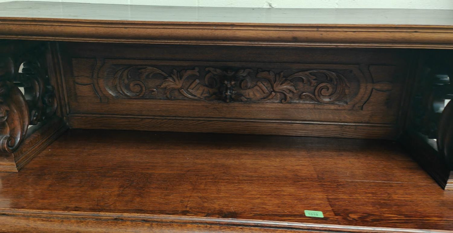 18th Century Carved Oak Buffet Sideboard Dresser