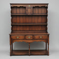 A Georgian Style Distressed Oak Welsh Dresser in the Style of Titchmarsh and Goodwin