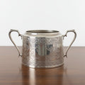 Antique Victorian Walker & Hall Silver Plated Jardinière – Floral Etched Planter