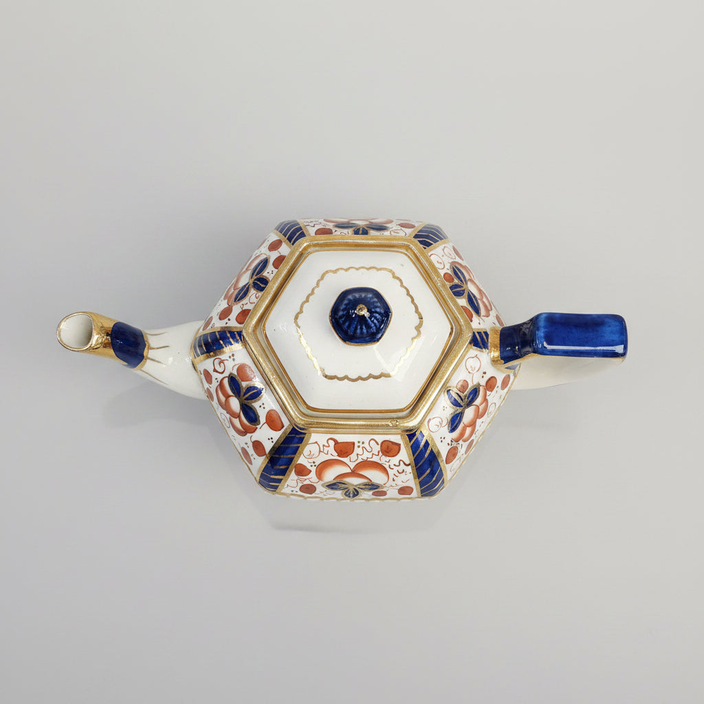 Antique WADE imari handpainted teapot