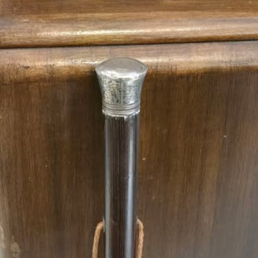 Late 19th Century Great Dane Cane / Walking Stick with Gold Collar