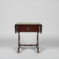 Leather top table