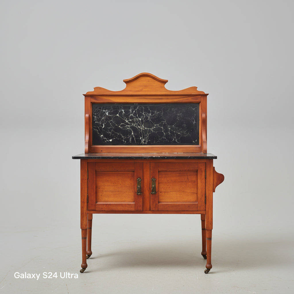 Charming Victorian Antique Marble-Top Washstand