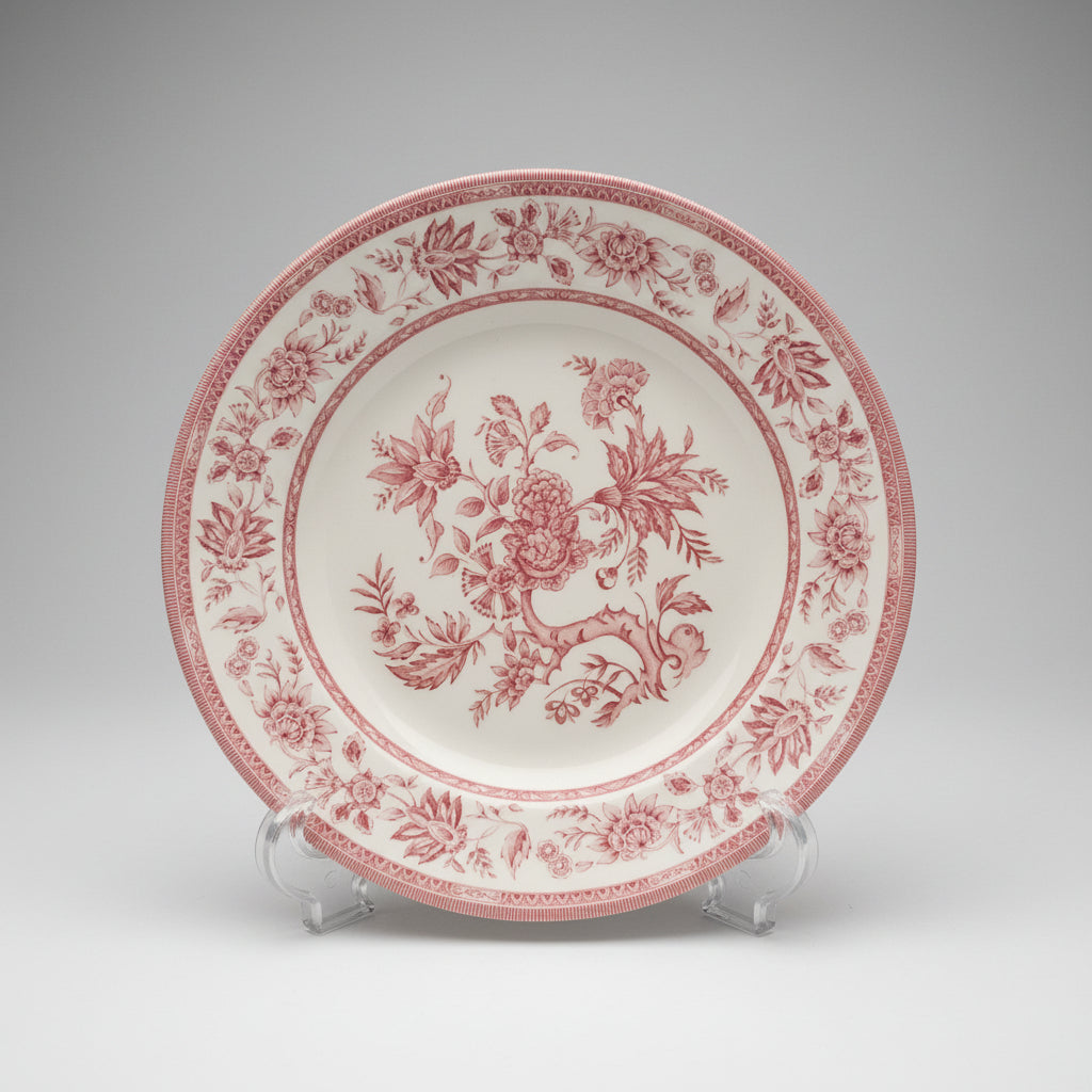 Churchill Pink & Cream Floral Chintz Rimmed Plate (20cm)