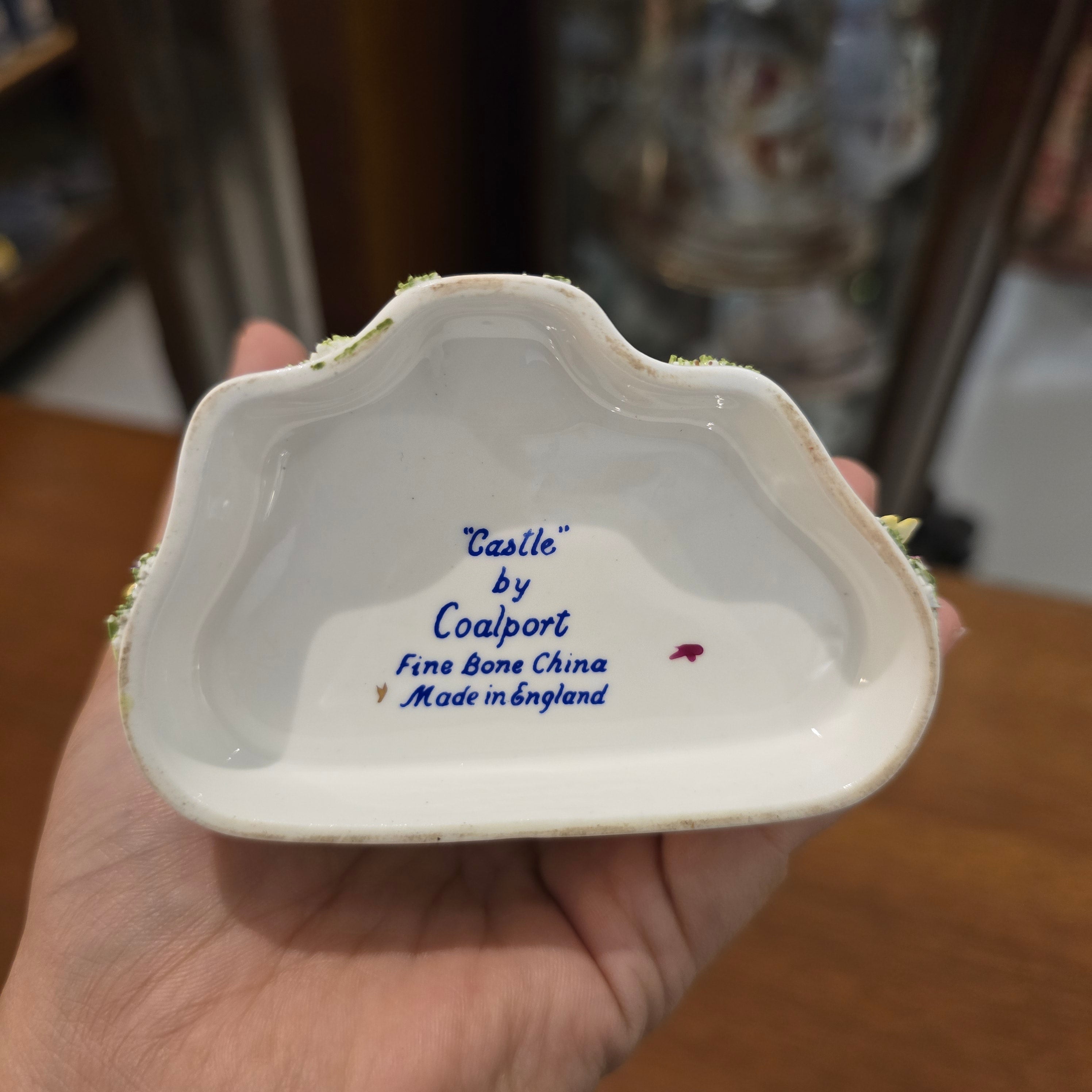 Coalport Porcelain Model Castle Bottom