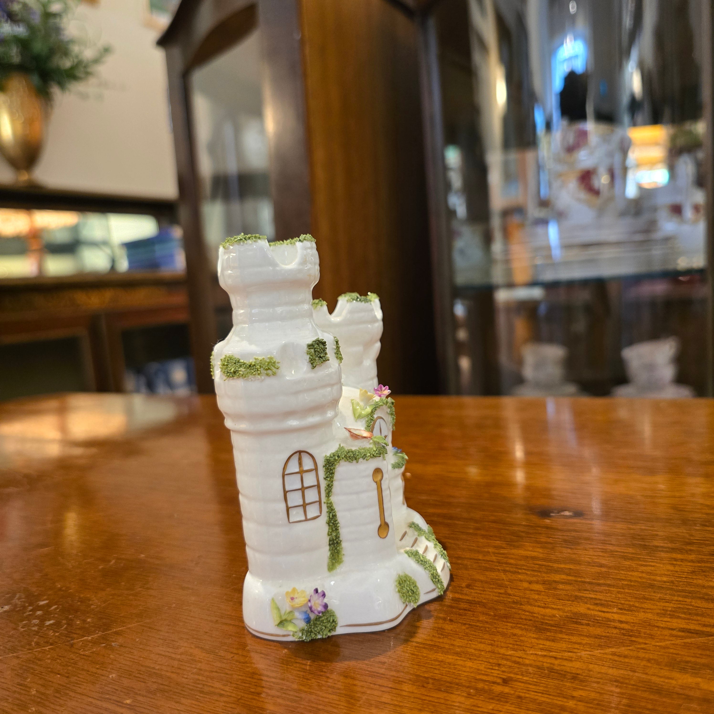 Coalport Porcelain Model Castle Side