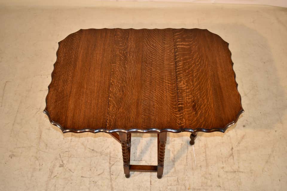 English Oak Gateleg Table, Circa 1900