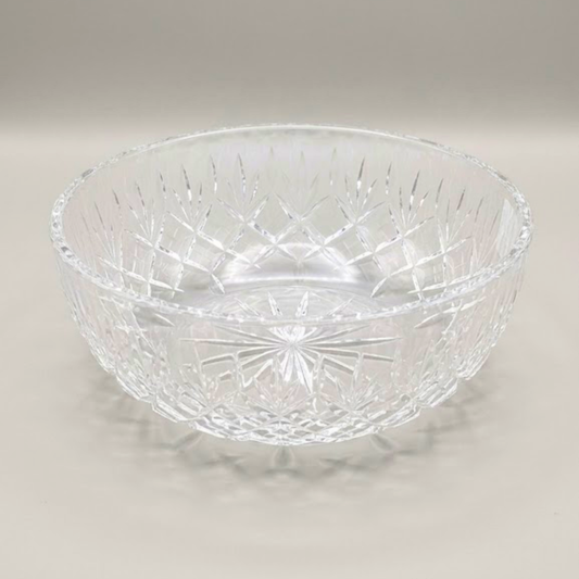 Edinburgh International Crystal: The Balmoral 21cm Hand-Cut Lead Crystal Bowl