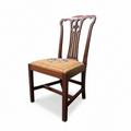 Edwardian Style Dining Chair with Needlepoint Seat